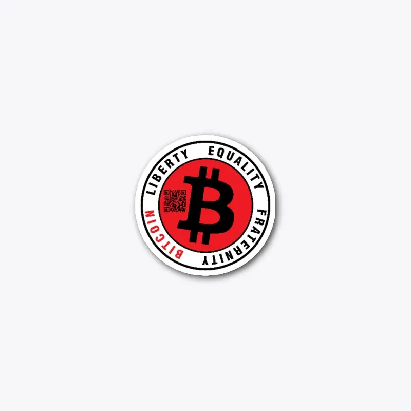 Liberty ₿itcoin_Sticker 2" x 2"